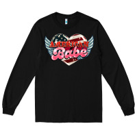 Black American babe Long Sleeve Tee - HowdyJamesFarm