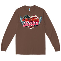 Chestnut American babe Long Sleeve Tee - HowdyJamesFarm