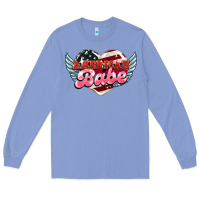 Colony Blue American babe Long Sleeve Tee - HowdyJamesFarm