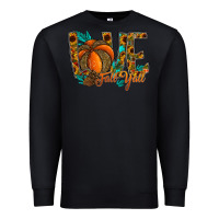Black Love Fall Y'all Premium Sweatshirt - CowhideDigitalArt
