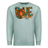Seafoam Love Fall Y'all Premium Sweatshirt - CowhideDigitalArt
