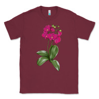 Burgundy Moth Orchid Classic Tee - LillyAllenDesigns
