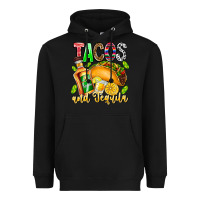 Black Tacos And Tequila Heavyweight Hoodie - CowhideDigitalArt