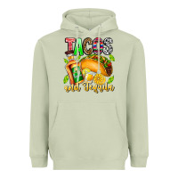Matcha Tacos And Tequila Heavyweight Hoodie - CowhideDigitalArt