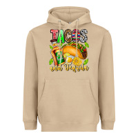 Mushroom Tacos And Tequila Heavyweight Hoodie - CowhideDigitalArt