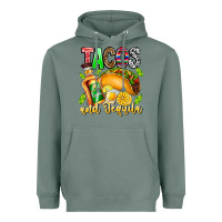 Sage Tacos And Tequila Heavyweight Hoodie - CowhideDigitalArt
