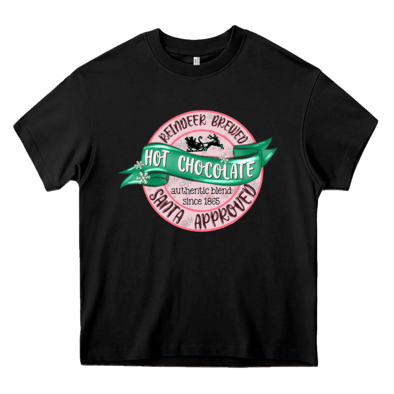 Reindeer Brewed Santa Approved Pink Heavy Core Tee by MaliasSmallBusiness | Teevron