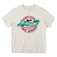 Cream reindeer brewed santa approved pink Heavy Core Tee - MaliasSmallBusiness