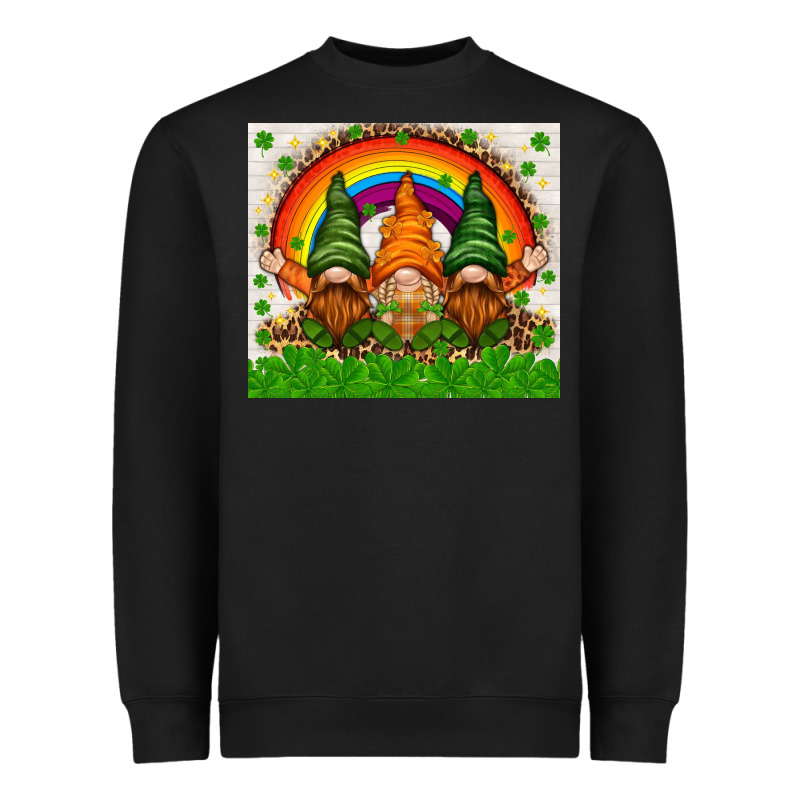 St. Patrick's Day Gnomies Tumbler Heavyweight Sweatshirt by HowdyJamesFarm | Teevron