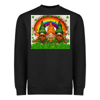 Black St. Patrick's Day gnomies tumbler Heavyweight Sweatshirt - HowdyJamesFarm