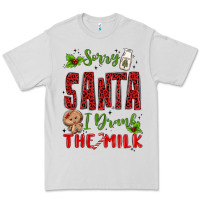 Dove Grey sorry santa ı drank the milk Premium Tee - MaliasSmallBusiness