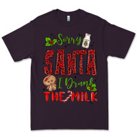 Plum sorry santa ı drank the milk Premium Tee - MaliasSmallBusiness