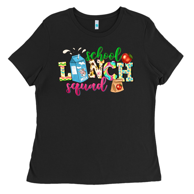 School Lunch Squad Ladies Tee by NancyCooperArtShop | Teevron