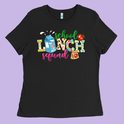 School Lunch Squad Ladies Tee Designed By Nancycooperartshop