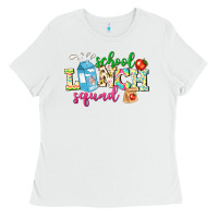 White school lunch squad Ladies Tee - NancyCooperArtShop