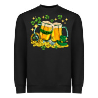 Black St. Patrick's Day beer Heavyweight Sweatshirt - HowdyJamesFarm