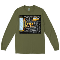 Army Green i'm a bus driver school bus black Long Sleeve Tee - TumblerDesignByShophia