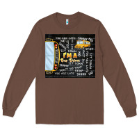 Chestnut i'm a bus driver school bus black Long Sleeve Tee - TumblerDesignByShophia