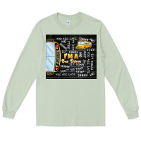 Matcha i'm a bus driver school bus black Long Sleeve Tee - TumblerDesignByShophia