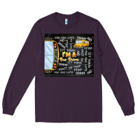 Plum i'm a bus driver school bus black Long Sleeve Tee - TumblerDesignByShophia