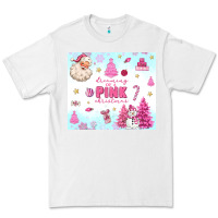 White dreaming of a pink christmas Premium Tee - MaliasSmallBusiness