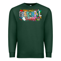 Sports Green Precschool Teacher Premium Sweatshirt - CowhideDigitalArt
