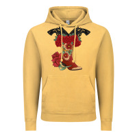 Vintage Mustard Cowboy Boots Vintage Hoodie - Bettercallsaul
