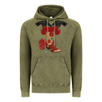 Vintage Olive Cowboy Boots Vintage Hoodie - Bettercallsaul