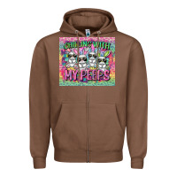 Chestnut chilling with my peeps Zipper Hoodie - FaDigitalArtStudio