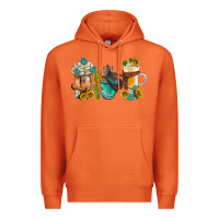 Carrot western coffee cups with sunflower and gemstone bbs Premium Hoodie - BundleAndBundleShop
