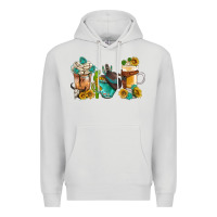 Dove Grey western coffee cups with sunflower and gemstone bbs Premium Hoodie - BundleAndBundleShop