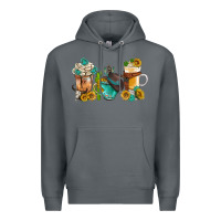 Rock western coffee cups with sunflower and gemstone bbs Premium Hoodie - BundleAndBundleShop