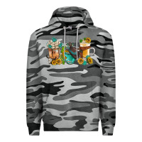 Slate Camo western coffee cups with sunflower and gemstone bbs Premium Hoodie - BundleAndBundleShop