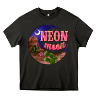 Asphalt neon moon Heavy Core Tee - NancyCooperArtShop