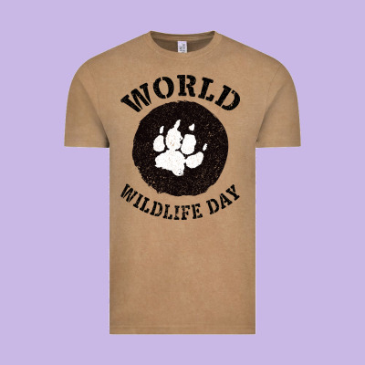 World Wildlife Day Vintage Tee Designed By Bettercallsaul