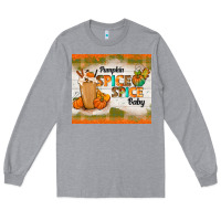 Heather Grey pumpkin spice spice baby Long Sleeve Tee - TumblerDesignByShophia