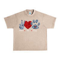 French Oak Peace Love Paws Urban Heavy Tee - Bettercallsaul