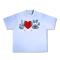 Grape Ice Peace Love Paws Urban Heavy Tee - Bettercallsaul