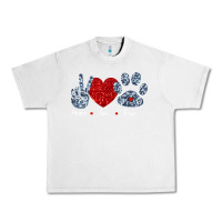 Lunar Rock Peace Love Paws Urban Heavy Tee - Bettercallsaul