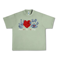 Oil Green Peace Love Paws Urban Heavy Tee - Bettercallsaul