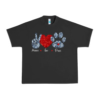 Pigment Black Peace Love Paws Urban Heavy Tee - Bettercallsaul