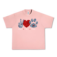 Salmon Peace Love Paws Urban Heavy Tee - Bettercallsaul
