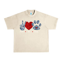 Sandshell Peace Love Paws Urban Heavy Tee - Bettercallsaul