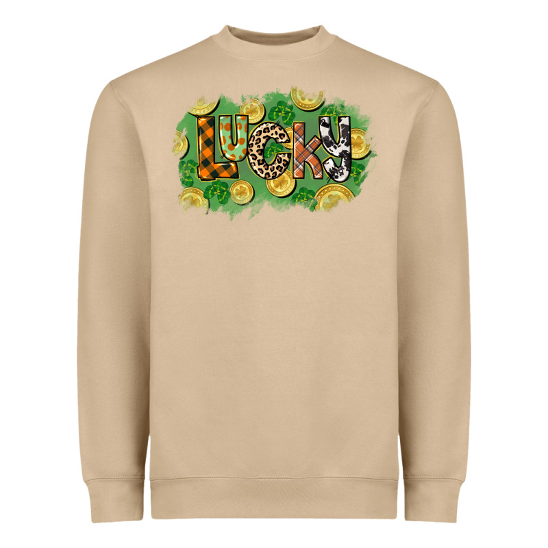 Western Lucky St. Patrick's Day Heavyweight Sweatshirt by CowGirlArtShop | Teevron