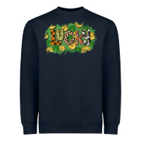 Navy Western lucky St. Patrick's Day Heavyweight Sweatshirt - CowGirlArtShop