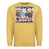 Antique Gold Histtory Teacher Premium Sweatshirt - CowhideDigitalArt