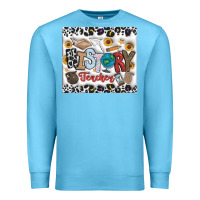 Ocean Blue Histtory Teacher Premium Sweatshirt - CowhideDigitalArt