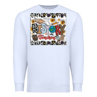 White Histtory Teacher Premium Sweatshirt - CowhideDigitalArt