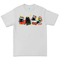 Dove Grey christmas cats Premium Tee - MaliasSmallBusiness