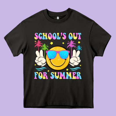 Schools Out For Summer Heavy Core Tee Designed By Jahusdesignshop